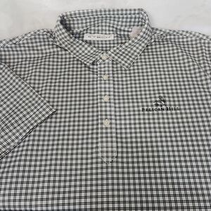 Pelican Hill Golf Performance Carnoustie Tech Mens XXL 2XL Plaid Polo Shirt M